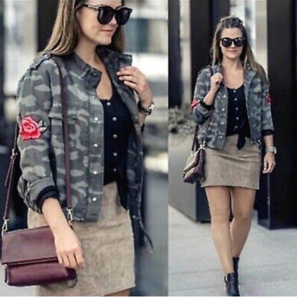 Rails Collins camo rose military jacket